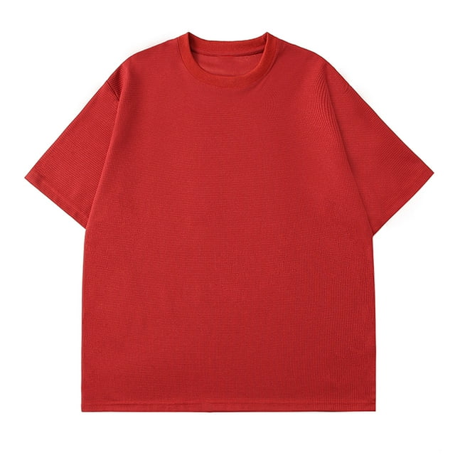 T-shirts pour Hommes à Manches Courtes Homme Uni Mode Décontracté Chandail à Enfiler Col Rond T-Shirt à Manches Courtes Hauts T-Shirts pour Hommes Mode Into the Am T-Shirts pour Hommes T-Shirts pour Hommes Grande Taille