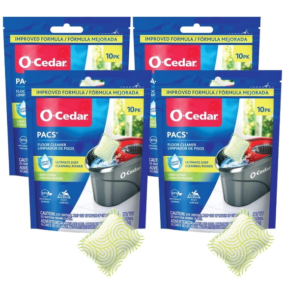 Pastillas para Limpiar Pisos O-Cedar con Aroma a Cítricos 40 unidades