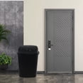 thumbnail image 5 of Fabnati 25 L Black Swing Top Garbage Bins, Plastic Rectangular Trash Cans, 4 Pack, 5 of 7