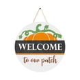 thumbnail image 4 of Autumn Door Sign Welcome Sign Pumpkin Maple Leaf Door Sign For Fall Front Door Farmhouse Outdoor Home E, 4 of 4