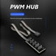 thumbnail image 3 of 1 a 5 4 pines PWM CPU Cooler Case Fan Power Extension Cable Hub Splitter PC, 3 of 5