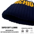 thumbnail image 3 of Gorro de punto Hoiboo Michigan con pompón de invierno para hombre y mujer, 3 of 6