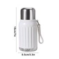 thumbnail image 3 of Beautynvta Stainless Steel Insulated Water Bottle, 316 Stainless Steel Water Bottles for Sports and Travel, Portable Leakproof Water Bottle, Keeps Drink Cold and Hot, BPA Free, White, 3 of 6