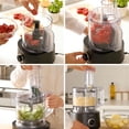thumbnail image 3 of Panasonic Food Processor, Electric Vegetable Choppers for Speedy Food Prep, 5 Attachments to Shred, Whip, Mince, Chop, Grind, Shred, and Slice, 10-cu, 3 of 8
