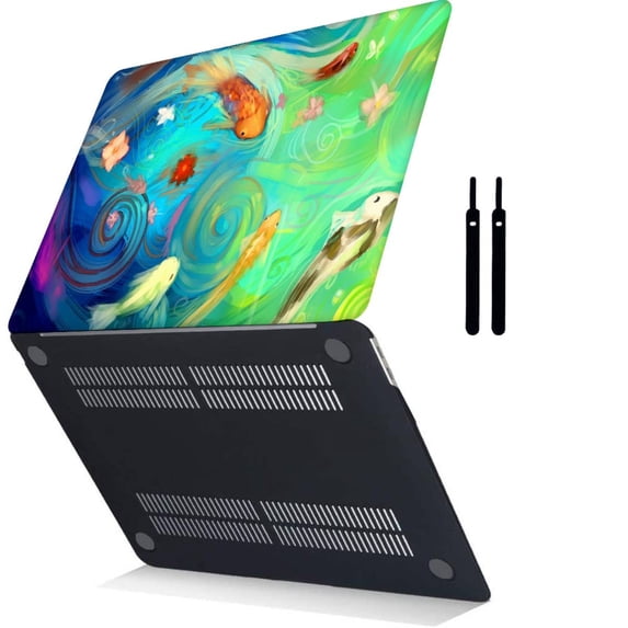 Hard Shell Case Cover Compatible MacBook Pro 16"( XDR Display & Touch ID, 2019-2020) Cable Tie Model A2141, Type C Colorful A 85