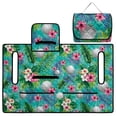 thumbnail image 5 of Pzuqiu Tropical Floral Quilted Golf Cart Seat Cover | 4 Pockets Non-Slip Universal 2-Person Protector Gift for Golf Lovers, 5 of 9