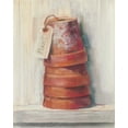 thumbnail image 2 of Rowan, Carol 26x32 Gold Ornate Wood Framed with Double Matting Museum Art Print Titled - Terracotta Pots, 2 of 4