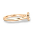thumbnail image 3 of 2.00Ct Emerald Cut Moissanite East West Bezel Solitaire Engagement Ring, 10K Rose Gold, US 8, 3 of 8