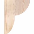 thumbnail image 3 of 5 1/2"W x 12"D x 16"H Crestline Smooth Corbel, Douglas Fir, 3 of 9