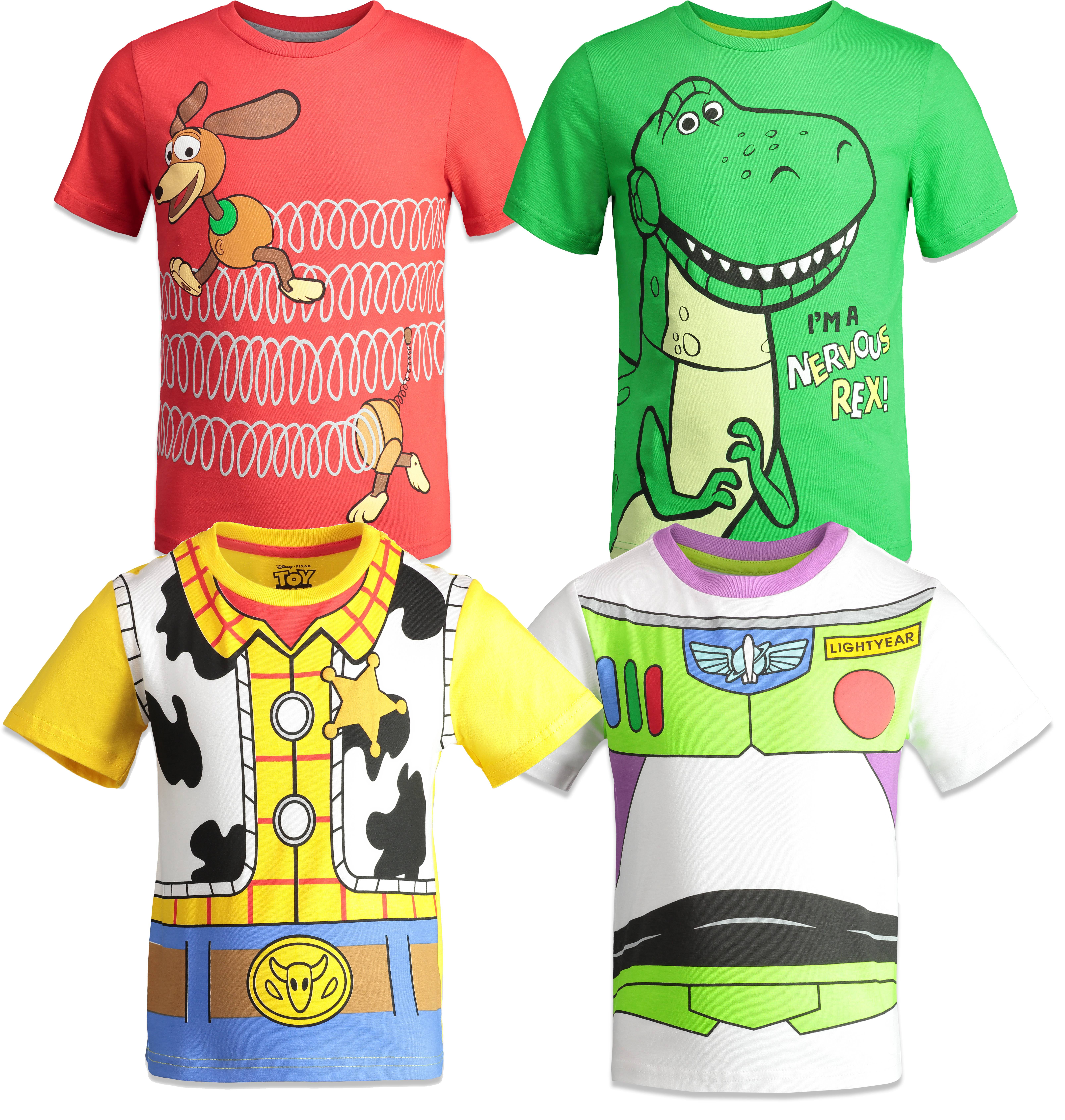Kids Toddler Toy Story 3 Woody Buzz Lightyear Little Boys Girls Tee Shirt 