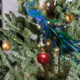 thumbnail image 4 of Colgante de pavo real de simulación YUANXCMXG para árbol de Navidad, 4 of 5