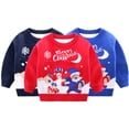 thumbnail image 3 of YTDSCS Chandails de Noël pour Enfants Garçons Filles Chandail Chaud Chandail Tricoté d'Hiver Bébé Doux Col Rond 2-8T, 3 of 7