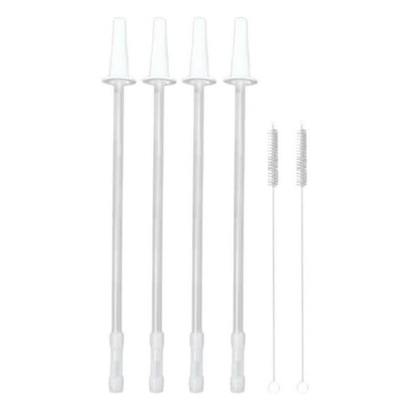 

Famure Water Bottle Straw|Gallon Water Bottle Straw Replacement|Reusable Straws For 1/Half Gallon Water Bottle With 2 Cleaning Brushes 4 Cuttable Straws