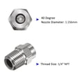 thumbnail image 4 of 4pcs 40 Degree Surface Clean Tips 1.156mm Dia. 1/4" NPT Male Stainless Steel with Sealing Tape, 4 of 7