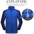 thumbnail image 3 of CROWN Men's Ski Jacket 3 in 1 Waterproof Winter Jacket Snow Jacket Windproof Hooded with Inner Warm Fleece Coat, 3 of 8