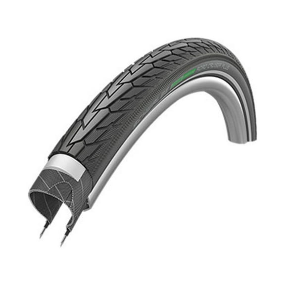 Schwalbe Road Cruiser Plus HS 484 Mountain Bicycle Tire - Wire Bead (Black-Reflex - 20 x 1.75)