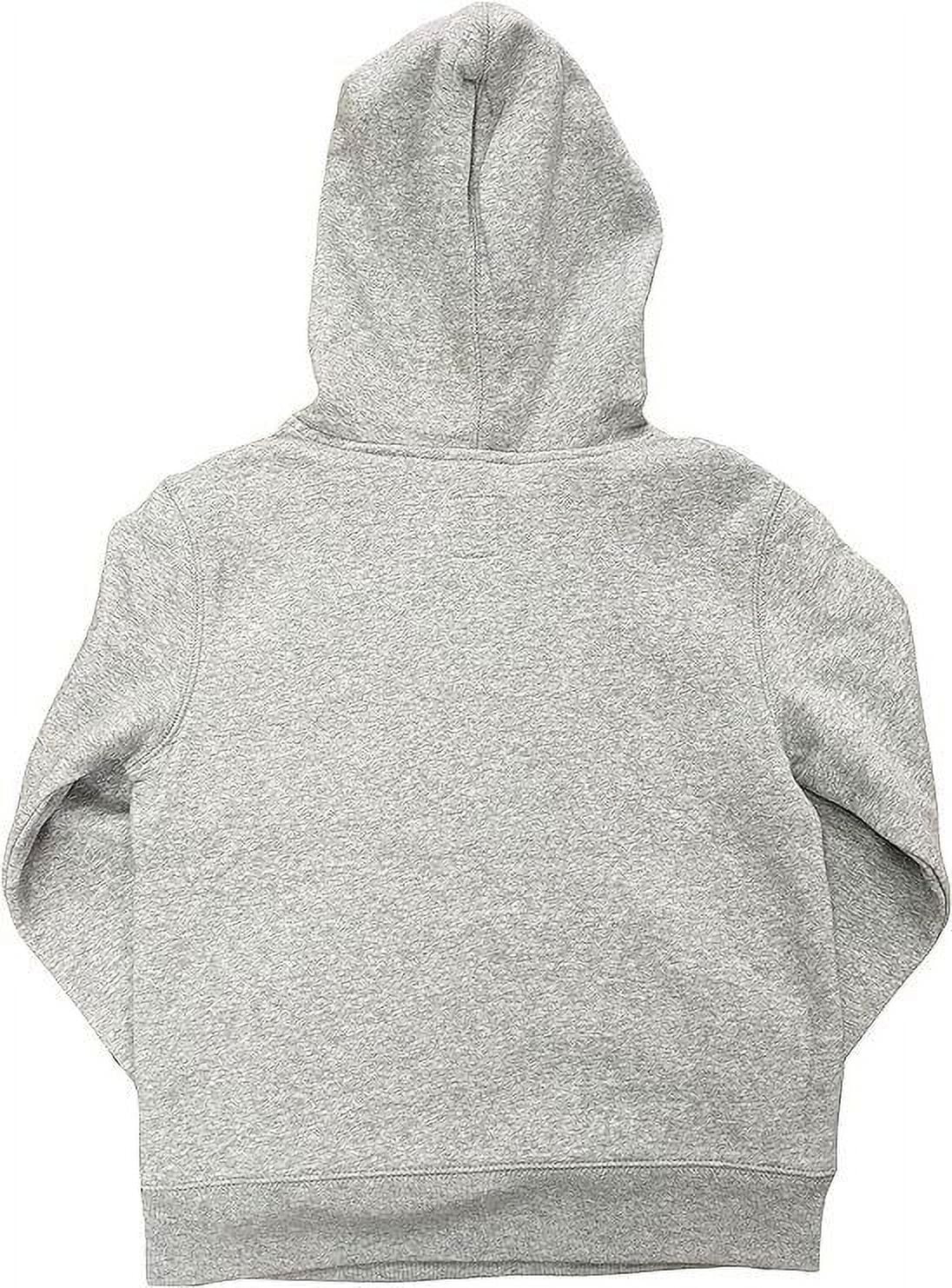 GAP Factory Kids Logo Pullover Hoodie Cotton Fleece Gray GAP Factory Kids Logo Pullover Hoodie Cotton Fleece Gray