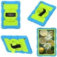 thumbnail image 5 of Allytech Shockproof Case for Samsung Galaxy Tab A9+ Plus 11" 2023 SM-X210 X215, Rugged Shoulder Strap Rotating Stand Shoulder Strap Kids Friendly Bumper Heavy Duty Shockproof Case - Blue, 5 of 10
