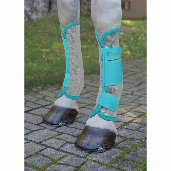 Shires Air Flow Fly Boots Pony Teal