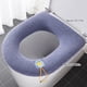 thumbnail image 5 of Yuarrent Cubierta de asiento de inodoro Cojín universal Estirable Closestool Pad Decoraciones Mat Suministros Hogar Baño Azul Tipo 2 Cubiertas para muebles de jardín Azul Tipo 2, 5 of 6