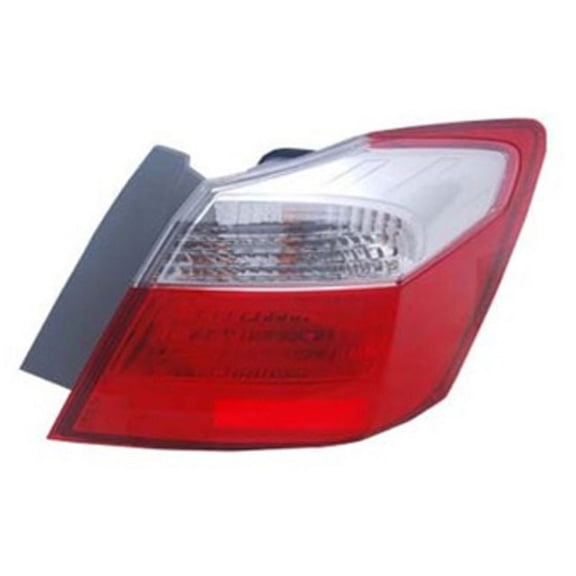 Right Outer Tail Light Assembly - Compatible with 2013 - 2015 Honda Accord Sedan 2014