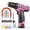 Pink, variant on PULITUO 12V Cordless Power Drill Set with Battery and Charger, 3/8" Keyless Chuck, 21+1 Torque Settings, Built-in LED Light, Compact Electric Drill Kit for Home Improvement and DIY Projects(pink)
