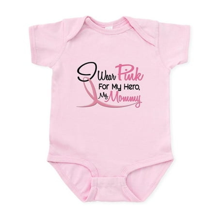 

CafePress - Pink For My Hero 3 MOMMY Infant Bodysuit - Baby Light Bodysuit Size Newborn - 24 Months