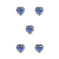 thumbnail image 2 of Anillos de humor temperatura de Color cambiable sensación de emoción Navidad cumpleaños fiesta favores para mujeres gran corazón rhinestone gran corazón de diamantes de imitación 5piezas Jumpingount CBP230888, 2 of 6