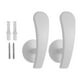 thumbnail image 1 of 2 ganchos modernos para sujetar cortinas, accesorios para cortinas de oficina. Blanco, 1 of 6