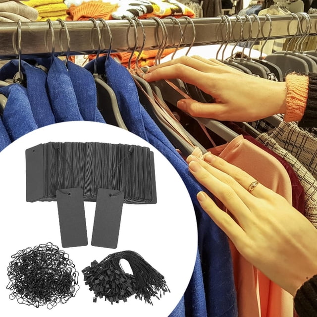 300 piezas Price Tags Clothing Etiquetas colgadas con alfileres de marcado Etiquetas de regalo Etiquetas colgantes para el día de San Valentín Mother