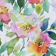thumbnail image 5 of JEUXUS Spring Colorful Floral Seasonal Decorative Home Bathtubs Bathroom Curtain Decoration White, 5 of 7