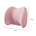 thumbnail image 3 of Lumbar Support Pillow Ergonomic Memory Foam Back Cushion for Office Chair Car Seat Bed Pain Relief Adjustable Breathable Back Support Cushion for All Seasons, 3 of 7