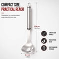 thumbnail image 2 of 2027 New Stainless Steel Meatball Maker, Meatball Maker Spoon, Meatball Spoons, Stainless Steel Meatball Maker Spoon with Hole Convenient Storage Design Long Handle Spoon for Kitchen, Bar, 2 of 7
