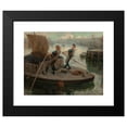 thumbnail image 2 of Ralph Hedley 18x15 Black Modern Framed Museum Art Print Titled - Working on the Tyne, Newcastle (1905), 2 of 5