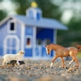 thumbnail image 3 of Breyer Horses Breyer Farms Home at The Barn Playset | 10 Piece Playset | 1 Stablemates Horses Included | 15" L x 4" W x 10" H | 1:32 Scale | Model 59241 , Blue, 3 of 3