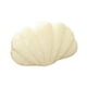 thumbnail image 3 of Cojín decorativo con forma de concha para el suelo, cojín para cama o sofá de algodón PP Blanco lechoso, 3 of 9