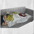 thumbnail image 6 of Cartoon Soft Flannel Fleece Throw Blanket, Flower Fairy and Ladybug Hand Drawing Doodle Funny Fantasy Characters Artwork, Cozy Plush for Indoor and Outdoor Use, 50" x 60", Multicolor, by Ambesonne, 6 of 6