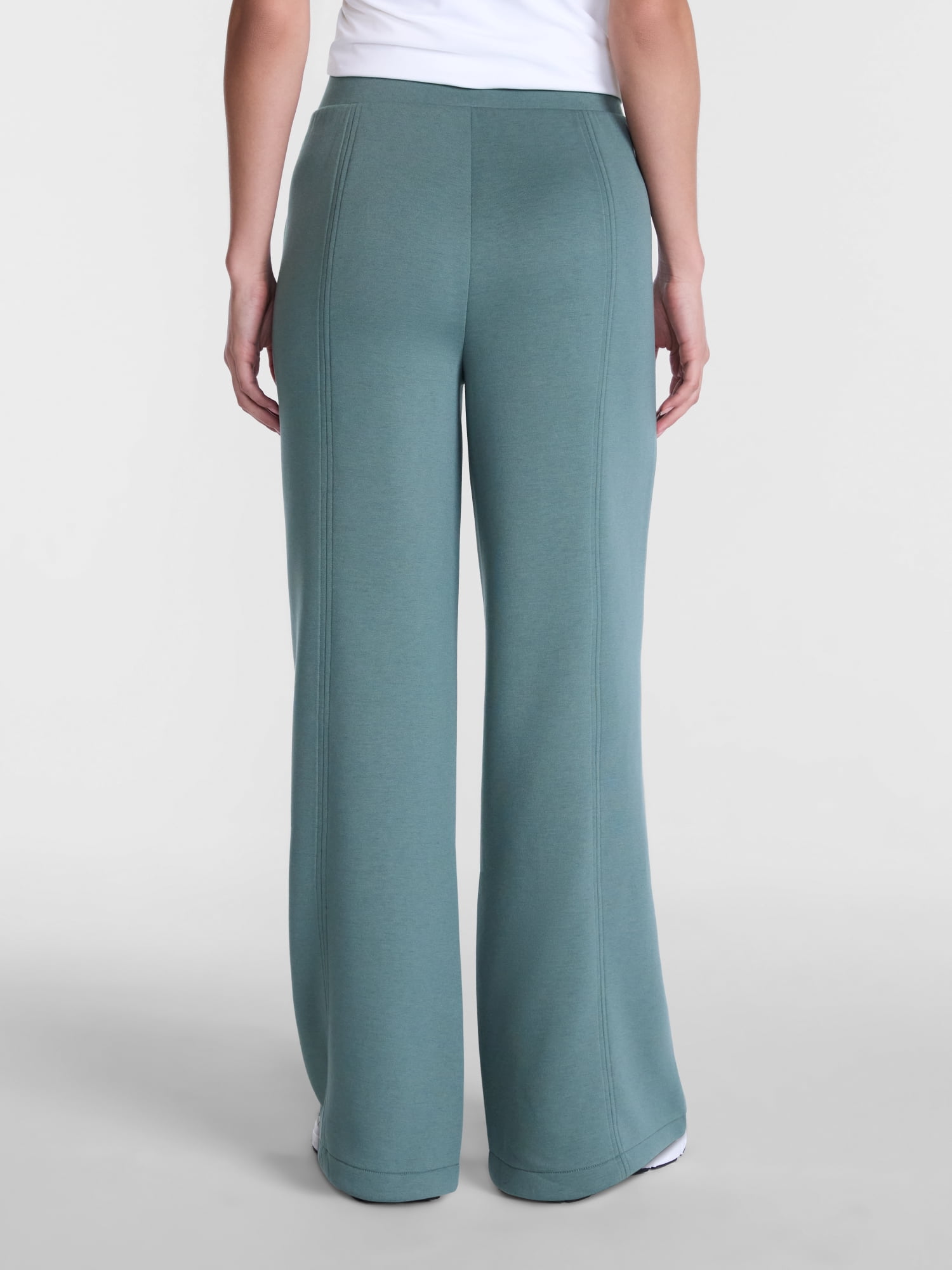 Avia Women's ScubaKnit Wide Leg Pants, Sizes XS-XXXL