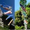 thumbnail image 4 of Japanese Koinobori, Symbol Of Strength And Courage, Decorative Windsock For Outdoor Decoration In Gardens, Restaurants, And Festivals, 4 of 5