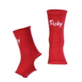 thumbnail image 4 of Muay Thai tobillera protectora para pies y tobillos, equipo de entrenamiento, calcetines Muay Thai, tobilleras para patadas, deportes, artes marciales Rojo L, 4 of 8