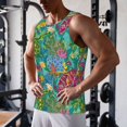 thumbnail image 6 of Haiem Turtles Men Workout Tank Top Gym Bodybuilding Sleeveless Muscle T Shirts Athletic Tank Breathable Workout Shirt-Medium, 6 of 8