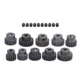 thumbnail image 2 of Juego de 10 piñones y engranajes de acero para motor de coche RC, 16T-25T, 7075, 48P, para motores sin escobillas 1/8 y 1/10, 2 of 14