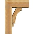 thumbnail image 3 of Ekena Millwork 8"W x 20"D x 28"H Merced Block Rough Sawn Bracket w/ Offset Brace, Western Red Cedar, 3 of 25