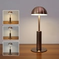 thumbnail image 5 of Modern Table Lamp Bar Decor Desk Restaurant Battery Bronze, 5 of 7