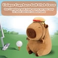 thumbnail image 3 of Hamburguesa de peluche con forma de carpincho con doble pan, funda para palo de golf, 3 of 4