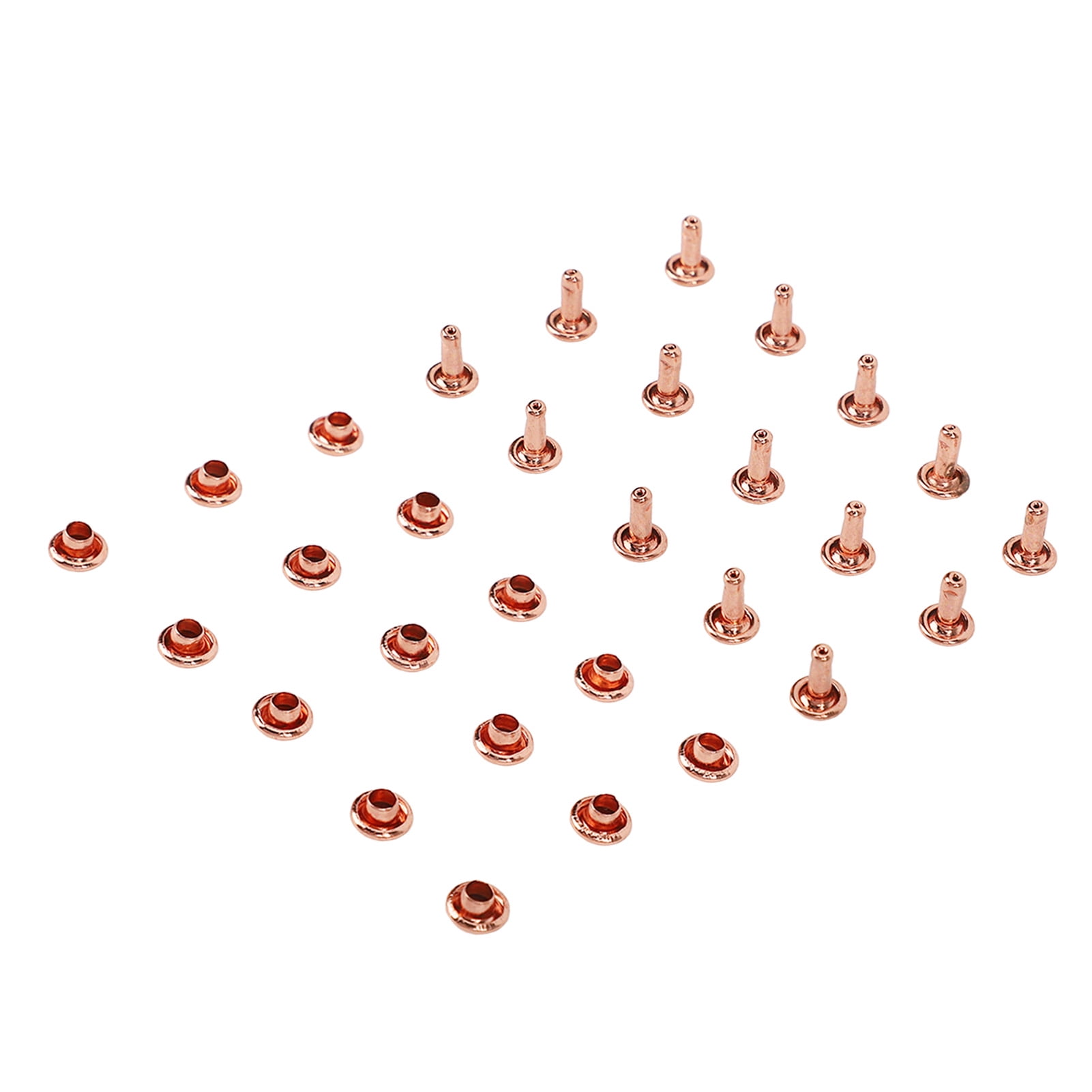 Flat Metal Rivets, Metal Leather Rivets Corrosion High Hardness Wide