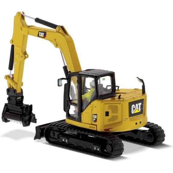 Diecast Masters 1:50 Caterpillar 309 CR Mini Hydraulic Excavator | High Line Series Cat Trucks & Construction Equipment | 1:50 Scale Model Diecast Collectible | Diecast Masters Model 85592
