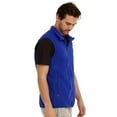 thumbnail image 2 of Men's Full-Zip Polar Fleece Vest, Royal Blue 2XL, 1 Count, 1 Pack, 2 of 7