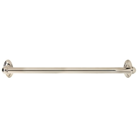 Classic Traditional 24" Grab Bar with Brass Construction - Finish: Polished Nickel