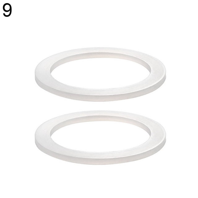 Lubelski 2Pcs Silicone Sealing Ring Spacer Coffee Accessories Replacement for Moka Pot